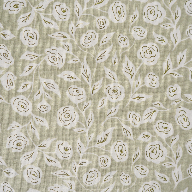 Folktale Green Sage Buds 512315 Sew & Quilt